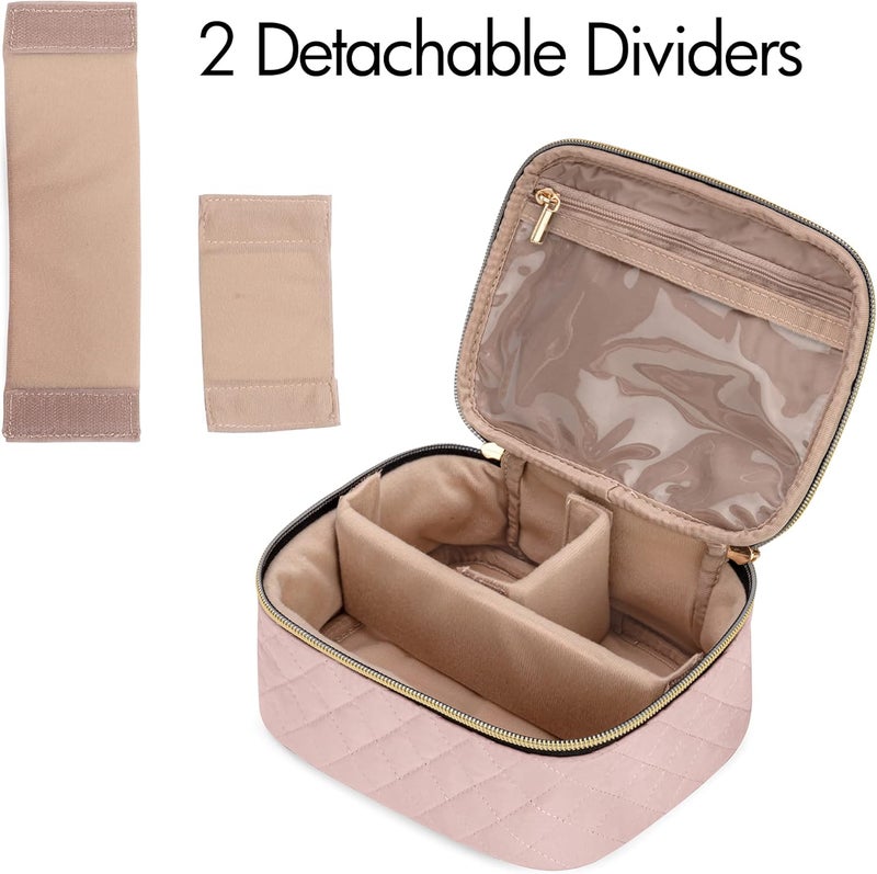 LoDrid Sewing Kit, Portable Flannel Bag with Complete Sewing Supplies for Travel, Sewing Repair Tool for Adult & Beginner, 24 Color Threads, 30 Needles & Sewing Accessories, Dusty Rose - Image 3